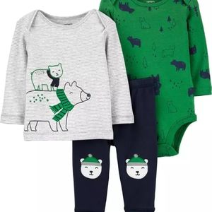Carter's 3-piece Polar Bear Character Set